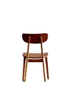 Silla de Comedor de Teca Personalizada, Duradera y de Primera Calidad, Diseño Moderno y Minimalista para Apartamento, Hogar, Oficina, Sala de Estar, Muebles de Madera Sólida - Product Image 3