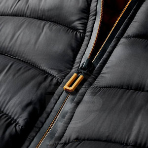 Vente en gros Veste matelassée élégante pour hommes, logo personnalisé, col à capuche, rue principale, hiver, service OEM, toile polyester imperméable - Product Image 4