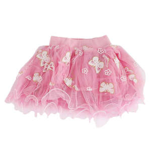 Girls Fancy <b>Net</b> Skirt - <b>Light</b> Pink - Product Image 2