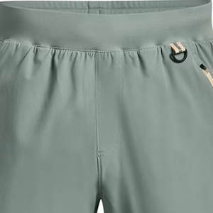 Pantalones cortos deportivos de verano de talla grande para hombre, pantalones cortos de secado rápido para gimnasio, entrenamiento para correr, cintura elástica suave, patrón sólido de lona - Product Image 6