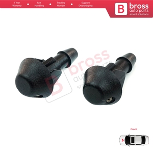 BSP560 2 Pièces Buse de pulvérisation d'essuie-glace avant pour 106 205 306 309 Saxo 643871 643825 - Product Image 5