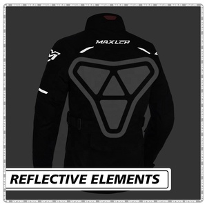 เสื้อแจ็คเก็ตมอเตอร์ไซค์ผ้าทอแบบสั้น ผลิตจากโรงงาน OEM สำหรับการขับขี่ในเมือง เหมาะสำหรับการจัดหาแบบ B2B - Product Image 4