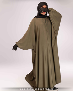 Abaya à la Mode pour Femmes Musulmanes, Coupe Droite, Solide, Élégante, Tissu Premium, Convient aux Acheteurs en Gros, Vente Directe d'Usine - Product Image 2