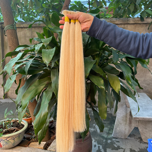 Venta al por mayor ruso eslavo humano negro virgen pelo sin procesar tamaño a granel 8- 32 pulgadas Cabelo Organico 11A grado visón paquetes a granel - Product Image 3