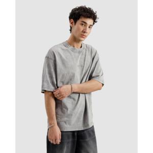 Camiseta Esencial para Hombre, 100% Algodón, 230 GSM, Gris Lavado, Transpirable - Product Image 4