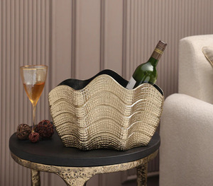 Bol décoratif unique multi-usages Bol en acier inoxydable fait main de haute qualité Meilleure vente de refroidisseur de vin de qualité supérieure - Product Image 1