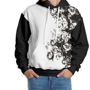 Derniers sweats à capuche décontractés pour hommes avec impression numérique, tendance européenne, 100% coton - Product Image 3