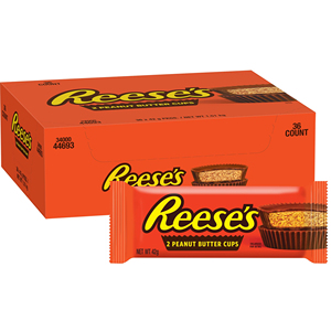 Lot de 36 paquets de Reese's Peanut Butter Cups 42g par carton, poids net 1,512 kg, pour les acheteurs en gros de petite et moyenne taille - Product Image 1