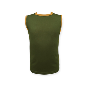 Hot Selling O-Neck Interlock Muscle Sporty Tank Top Casual Knitted Mesh with Shoulder Detail Quick Dry and Breathable for 2025 - Product Image 1