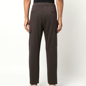 Pantalon de survêtement de jogging d'hiver chaud unisexe, tissu polaire doux, logo de broderie personnalisé, approvisionnement en gros d'usine - Product Image 4