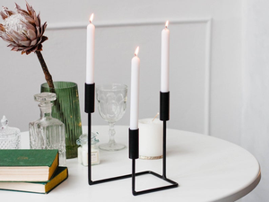hot selling simple pillar design metal <b>candle</b> holder <b>silver</b> heart design creative decorative <b>candle</b> <b>stick</b> classic home decor - Product Image 4