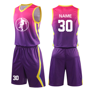 เสื้อบาสเก็ตบอลแบบแห้งเร็วสำหรับทุกเพศ คุณภาพสูง สั่งทำได้ ระบายอากาศได้ดี พิมพ์ลายดิจิทัล ไซส์ใหญ่พิเศษ ชุดบาสเก็ตบอลสั่งทำ - Product Image 2