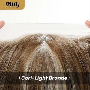 Précommande Perruque Synthétique Cori-DWy 13x4 Lace Front à Raie Libre Sans Colle Longue et Droite Rose Brun avec Dentelle Transparente - Product Image 6