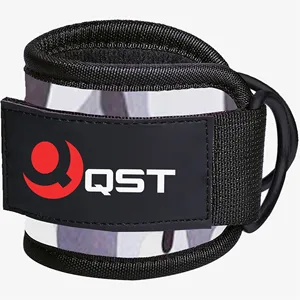 Ginásio profissional Workout Levantamento De Peso Tornozelo Correias Neoprene Acolchoado Perna e Glutes Fitness Training Tornozelo Suporte