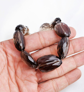 Piedras Preciosas de Cuarzo Ahumado Natural, Piedras Preciosas Naturales para la Elaboración de Joyería Fina - Product Image 3