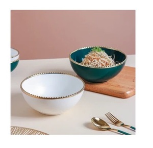 Bol à nouilles en marbre, moderne, luxueux, écologique, décoratif pour la table, pour la maison, l'hôtel, le restaurant - Product Image 1