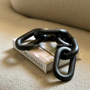 Maison Plante Traditionnelle De Mariage Sculpté À La Main Noir Et Blanc En Bois Chaîne Lien Décor Noeud De Falak World Export - Product Image 5