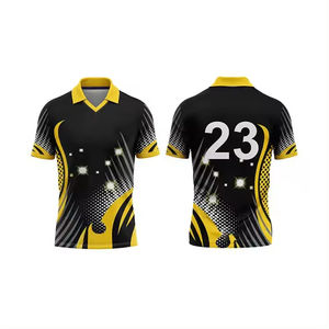 Top venta de ropa de equipo al por mayor Mejor Precio de práctica Cricket Jersey para los hombres logotipo personalizado hombres Cricket Jersey - Product Image 1