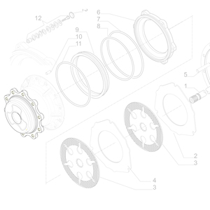 CARGADOR DE RUEDA DE CARCASA DE ALTA CALIDAD RETROEXCAVADORA OEM NÚMERO 149519 PIEZAS DE ESPACIO - Product Image 5