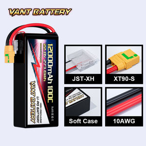 Аккумулятор для дрона VANT FPV, 12000 мАч, 22,8 В, 100C, 6S, HV, литий-полимерная аккумуляторная батарея для нескольких роторов, <span class=keywords><strong>DJI</strong></span> Tarot 550 680, четырехколесный шестигранный <span class=keywords><strong>DJI</strong></span> <span class=keywords><strong>S800</strong></span> S1000 - Product Image 3