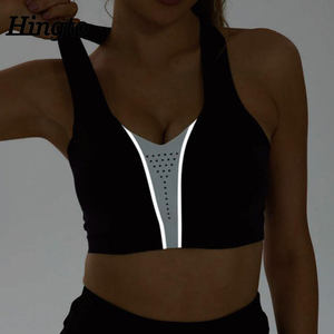 Sujetador deportivo con función de empuje antichoque, tela transpirable sin costuras, entrenamiento de Yoga, gimnasio, patrón de línea de desgaste - Product Image 6