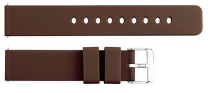 Bracelet de montre intelligent unisexe JD417 marron en silicone sport avec boucle en acier inoxydable, souple et réglable, pièce de rechange pour montre - Product Image 6