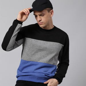 เสื้อสเวตเชิ้ตคอกลมแขนยาวสำหรับผู้ชายเสื้อสเวตเชิ้ตผ้าฝ้ายสั่งทำ - Product Image 5