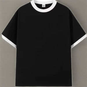 T-shirt à manches courtes unisexe 100% coton col rond décontracté solide grande taille pour le confort des couleurs de l'écran - Product Image 4