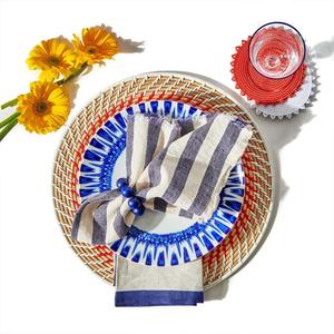 Mantel Individual de ratán duradero, placa de cargador moderna de alta calidad, nueva decoración de boda hecha a mano ecológica para mesa de comedor - Product Image 5