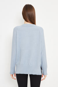 Pull en tricot surdimensionné à col rond pour femmes - Product Image 6