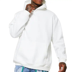 เสื้อมีฮู้ดรุ่นไลท์เวทสไตล์ลำลองเสื้อมีฮู้ดแบบผ่าข้างพิมพ์ลายหน้าจอ3D พัฟ100% เสื้อมีฮู้ดแบบสวมหัวโอเวอร์ไซส์ - Product Image 2