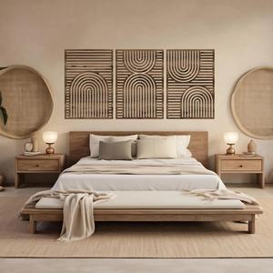 Diseño elegante Producto de madera MDF Corte láser Decoración del hogar Tierra trasera Diseño de corte láser Hotel Restaurantes Centro comercial Decorativo - Product Image 3