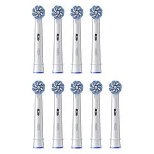 Têtes de brosse à dents de rechange Oral-B Sensitive Clean Pro, blanches et bleues - Pack de 9 - Product Image 1