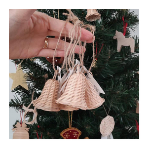 กระดิ่งหวายตกแต่งต้นคริสต์มาสของขวัญที่ดีที่สุดทำโดยฟาร์ม Vigi - Product Image 6