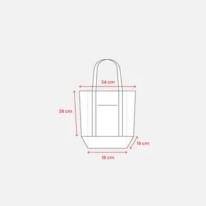 Borsa Mini Shopper in Cotone Riciclato per Regali Ecologici e Gadget - Product Image 5