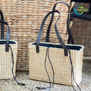 Sac à main polyvalent en bambou Panier en bambou fabriqué à la main pour la maison rustique Esthétique Tendance Design écologique pour les femmes - Product Image 3