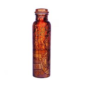 Recién llegado, gran regalo, botella de agua de cobre de temporada, diseño impreso, agua disponible para regalar en aniversario o regalo de cumpleaños - Product Image 6