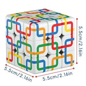 Entrelace Carre DIY Magic Cube แบบกล่อง สำหรับรูบิคคิวบ์ เพื่อความสนุกสนานและความคิดสร้างสรรค์ - Product Image 6