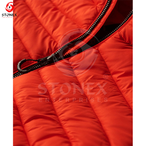 Orange Padded <b>Jacket</b> Cold Weather Winter Warm Bubble Puffer <b>Jacket</b> for Men High Quality Padded Down <b>Jackets</b> - Product Image 5