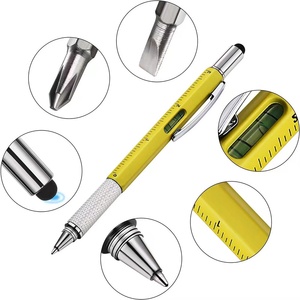 Bolígrafo Multifuncional Promocional de Metal Ecológico con Recubrimiento en Aerosol, Retráctil, con Pantalla Táctil, Logotipo Personalizable, 1.0 mm - Product Image 1