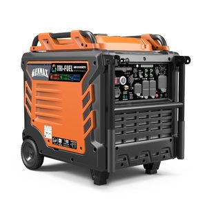 Nuevo Generador de Combustible Triple GENMAX, Generador Portátil de 10500 Vatios y 458cc, Funciona con Gasolina, Propano y Gas Natural, 50A - Product Image 3