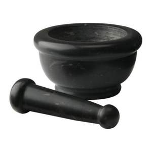 Traditional Ayurvedic Marble <b>Mortar</b> And Pestle With Heavy Construction Perfect For Natural Remedy Preparation And Use - Product Image 6