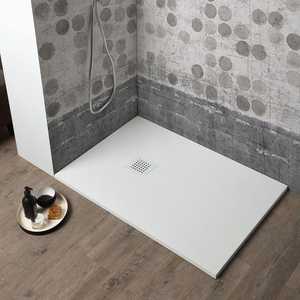 Milan 90x70 <b>White</b> Resin Shower <b>Tray</b> 2.5 cm <b>Bath</b> & Toilet Supplies - Product Image 3