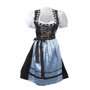 New oktoberfest giá bán buôn phụ nữ hàng may mặc Đức phong cách Mini dirndl OEM chất lượng chi phí thấp giá bán buôn La coste