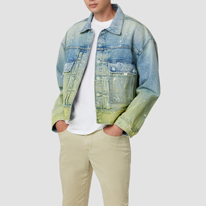 Best Quality <b>Custom</b> Logo Men's Casual <b>Denim</b> <b>Jacket</b> Luxury Winter Wear with OEM Service - Product Image 1