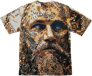 T-shirts pour hommes imprimés en coton lourd graphique surdimensionné vintage personnalisé technique de sublimation fabricants personnalisés - Product Image 1