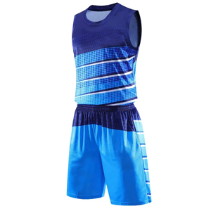 Ensembles de maillots de basket-ball à sublimation très vendus, tailles plus grandes, logo/couleur personnalisés, respirants, évacuant l'humidité, 100% polyester, adultes - Product Image 2