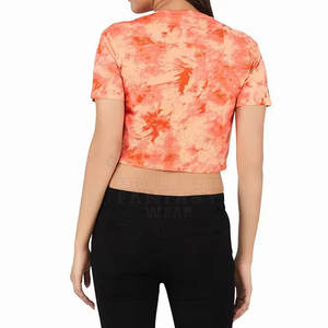 Camiseta Corta de Moda para Mujer, Estilo Casual de Verano, MOQ Bajo, Manga Corta, Algodón Suave, Diseño Moderno - Product Image 6