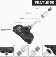 Sensor Tekanan Ban TPMS 315MHz dan Sensor Oksigen untuk Toyota RAV4 & Highlander Model 426070r010