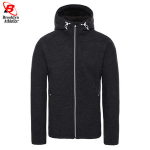 Sudadera con capucha original de lana para hombre, Sudadera con capucha de invierno, poliéster, algodón, patrón sólido, cuello con capucha - Product Image 2